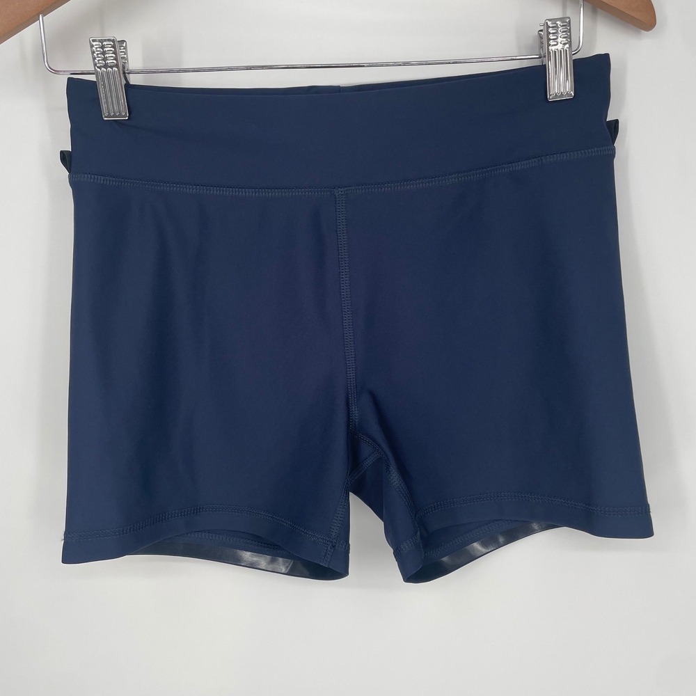 Puma‎ Womens Athletic Shorts Size S Blue Running Training Gym Workout Activewear